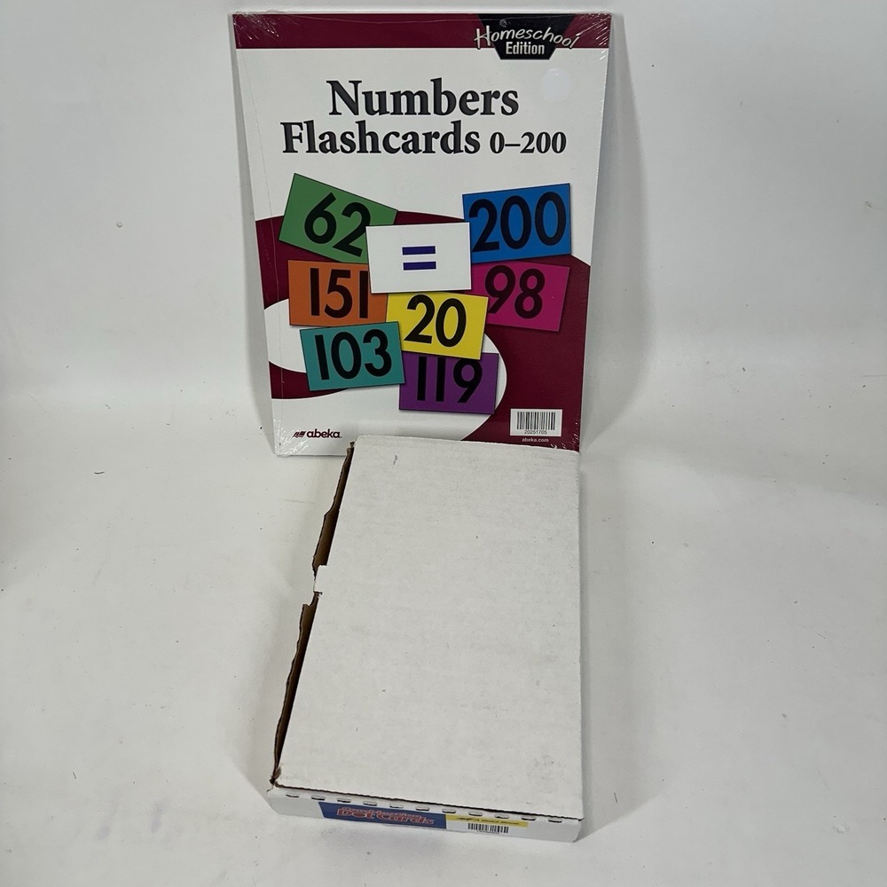 Abeka Combination Dot Cards & Numbers Flashcards Elementary Math  Homeschool